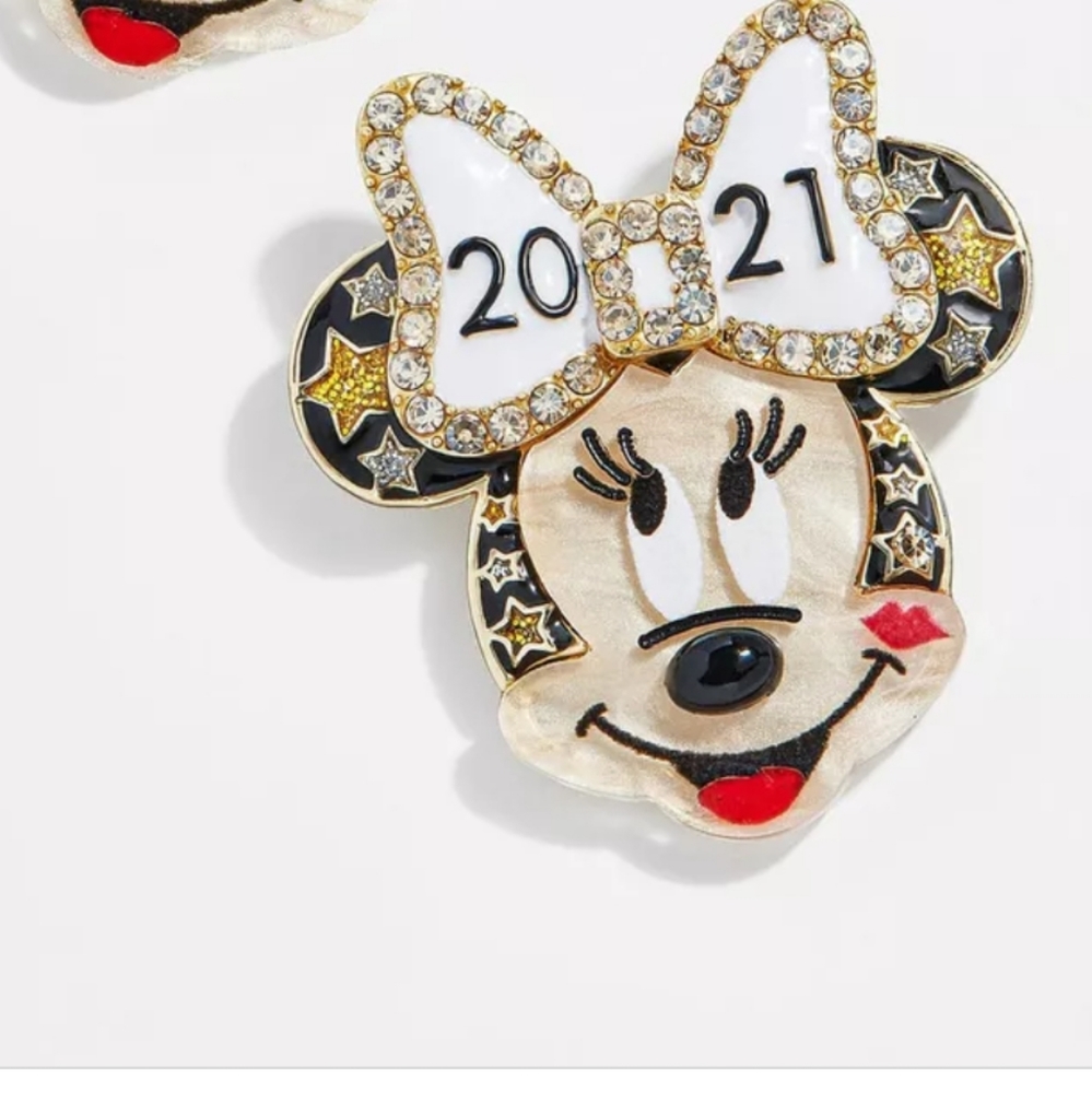 2 for $25, One oversized stud earring, BauBlebar, 2021 MINNIE MOUSE Disney